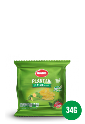 Plátano Tumbis Limón y Sal 34g